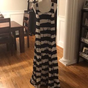 ASOS Scoop neck/back tie dye maxi - Size 4